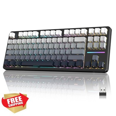 ATTACK SHARK X87 Tri-Mode Mechanical Keyboard Grey Black