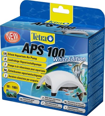 Tetra APS 100 Aquarium Luftpumpe - leise Membran-Pumpe für Aquarien von 50-100L