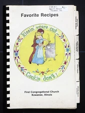 First Congregational Church Cookbook - Kewanee, Illinois - Vintage Recipes