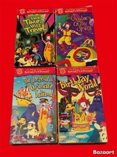 Set of 4 Vintage The Wacky Adventures of Ronald McDonald VHS
