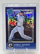 2016 Panini Donruss Optic Rated Rookies Corey Seager #32 Purple (RC) Dodgers NM+