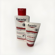 Eucerin Eczema Relief 2pc Set Body Wash  Body Cream See Notes: