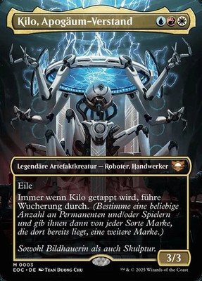 Magic/MTG Kilo, Apogee Mind EOC-3 Mythic Deutsch Neu Foil