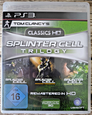Splinter Cell Trilogy - PS 3 Spiel + Anleitung - FSK 16 - gebraucht