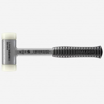 Halder Supercraft Dead Blow, Non-Rebounding Hammer with Nylon Face Inserts and S