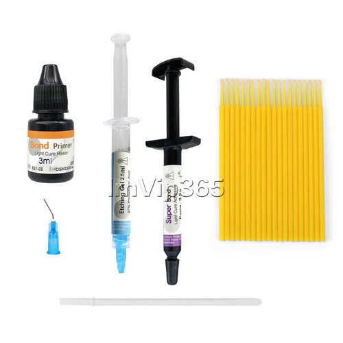 Dental Brackets /Orthodontic Light Cure Adhesive Kit/Blue Green Glue/Mini No-Mix - Picture 39 of 47