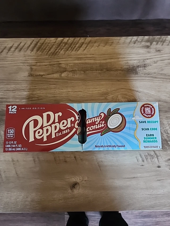 Dr Pepper 椰子霜限量版 12 包 — 第 2/3 张图片