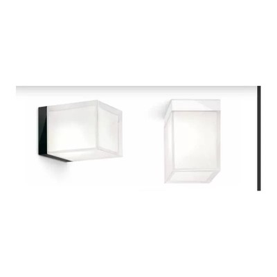Targetti 401419 Space Deckenlampe Deckenleuchte 2x42w gx24q-4 Glas Satin Grau IP