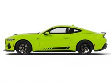 2025 Ford Mustang RTR Spec-3 Lime Green 1/18 Model Car by GT Spirit