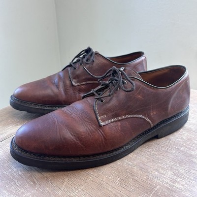 Allen Edmonds Fulton Oxford Shoes Men s 14C Brown Leather Casual Dress Shoes VGC