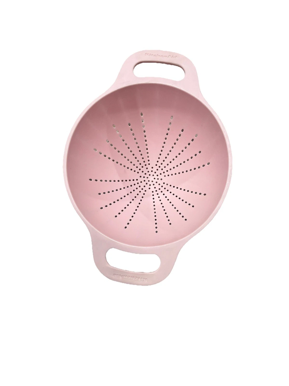 KitchenAid Pastel Pink Strainer Colander Large 5 Quart Kitchen Deep Two Handles