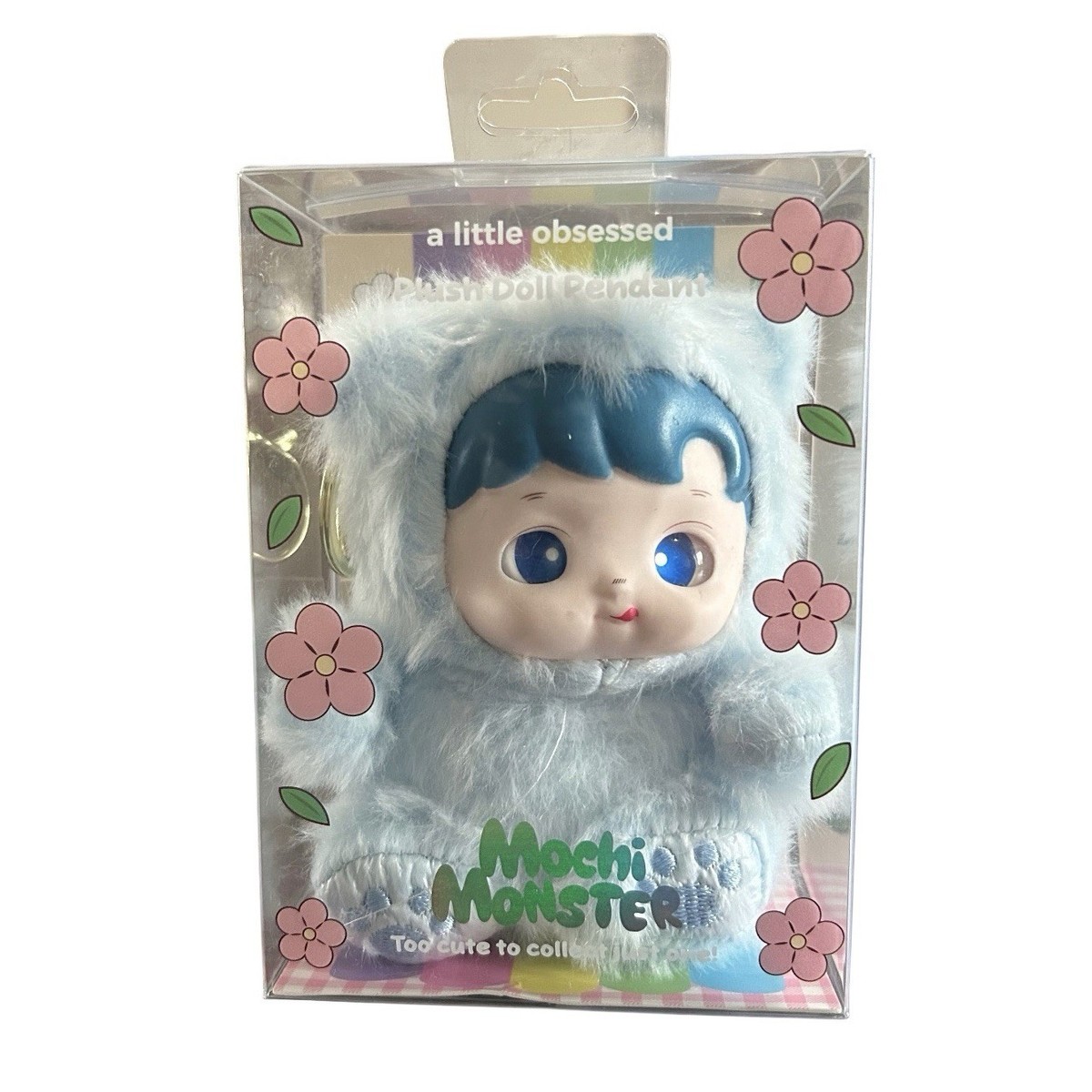 Mochi Monster Plush Doll Bag Charm Keychain Pendant A Little