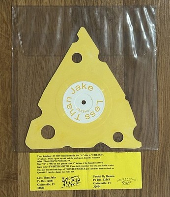 Less Than Jake Cheese vinyl record Rare /1000 with Insert