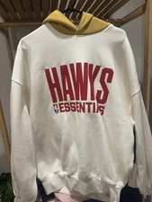 Fear of God Essentials SS21 Cotton Pullover Hoodie for Men - Atlanta Hawks L