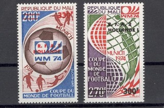 Mali 446 47 Fussball WM 1974 kpl.