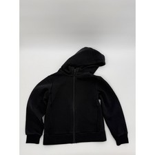 Uniqlo Kids Full Zip Hoodie Black Size 130 Youth Hooded Sweatshirt Jacket