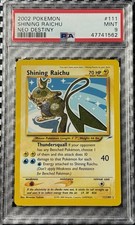 shining raichu pokemon card Raichu PAF 132 Shiny Rare EN NM+