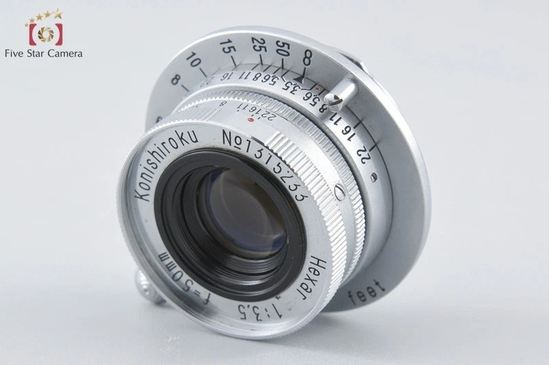 Konica Konishiroku Hexar 50mm f/3.5 Collapsible L39 LTM Leica Thread Mount Lens - Image 3 of 4