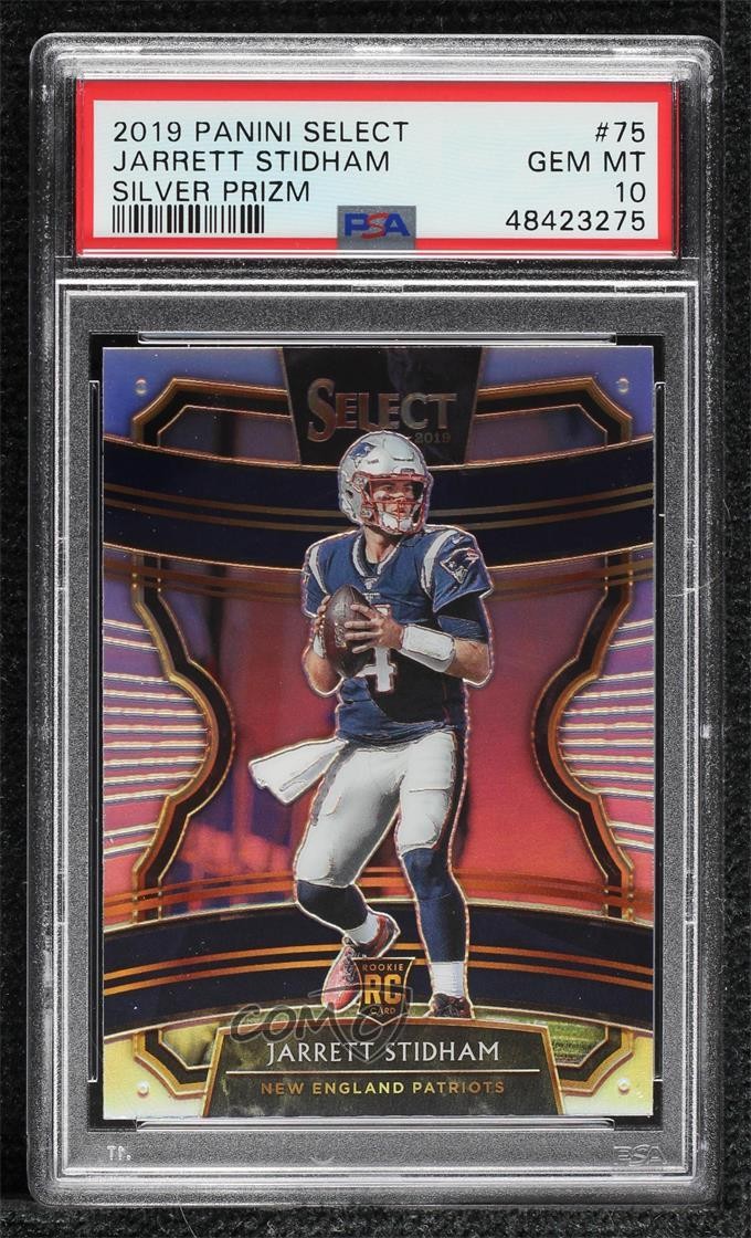 2019 Panini Select Concourse Silver Prizm Jarrett Stidham #75 PSA 10 GEM MT 0ma6