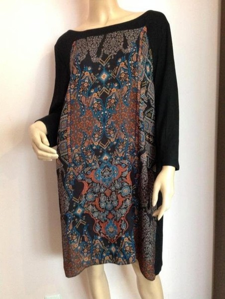 Women Monsoon Dress Black  S