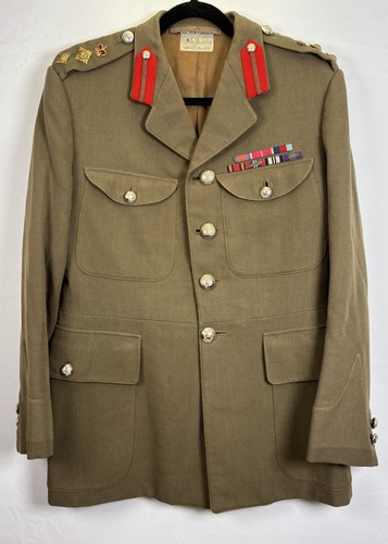 WW2 British Army Colonel Service Dress Tunic - Jones Chalk & Dawson, Red Tabs