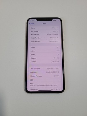 GOLD APPLE IPHONE 11 PRO MAX | 6.5'' | UNLOCKED | 256GB | MWFG2LL/A