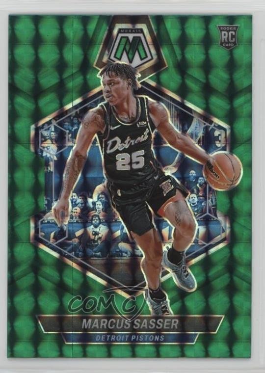 2023-24 Panini Mosaic Rookies Green Prizm Marcus Sasser #229 Rookie RC 1r0d