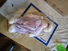 Vintage Stuffed Animal Toy Lavender Velour Bunny ABC #41191 New, In Bag