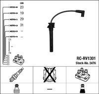 ZÜNdleitungssatz NGK 2476 FÜR Chrysler Mini ZÜNdkabelsatz ZÜNdkabel KIT