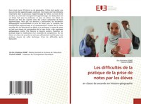 Les DifficultéS De La Pratique De La Prise De Notes Par Les éLèVes Somé (U. A.)