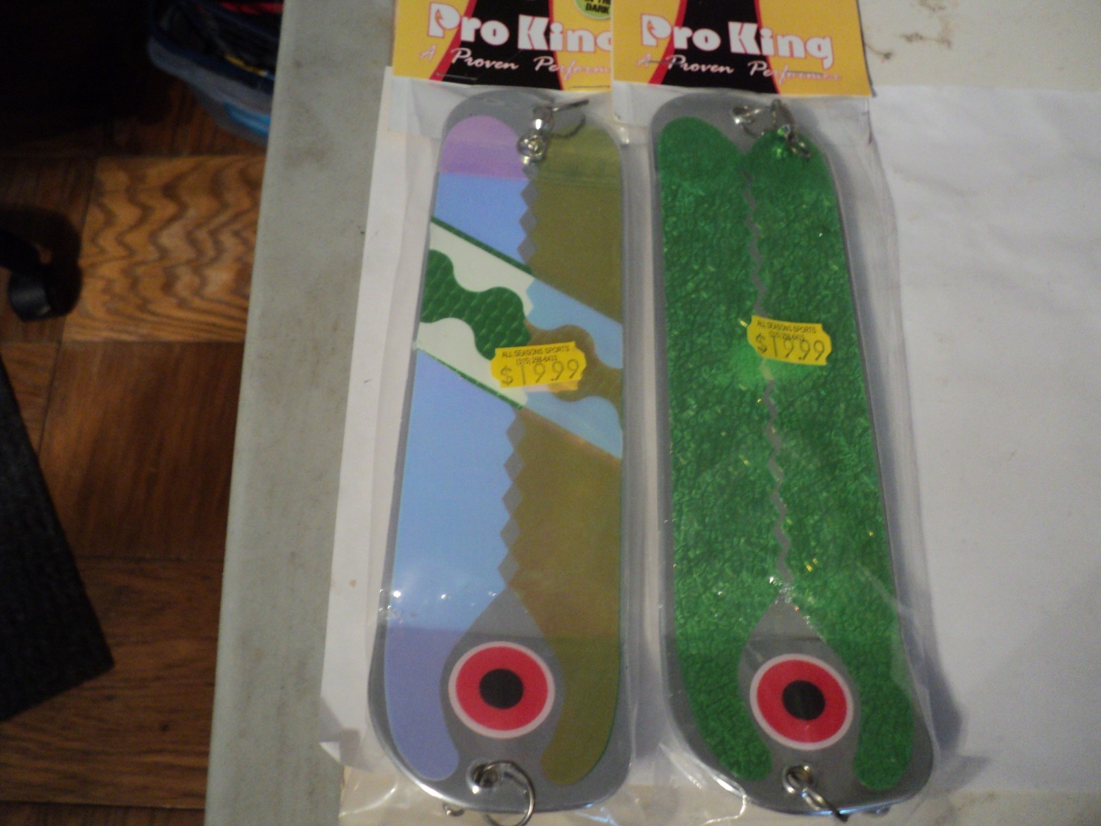 2 - PRO KING 8 " FLASHERS (MIXED COLORS) NIP LAST ONES LOT CC - Image 1