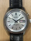 Seiko Bell Matic 4006-7012 Vintage Alarm Automatic 27J Silver Dial Watch