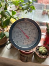 Beer Brewing / Wine Thermometer 0-100°C For Home Brew. Fully working. With clip.