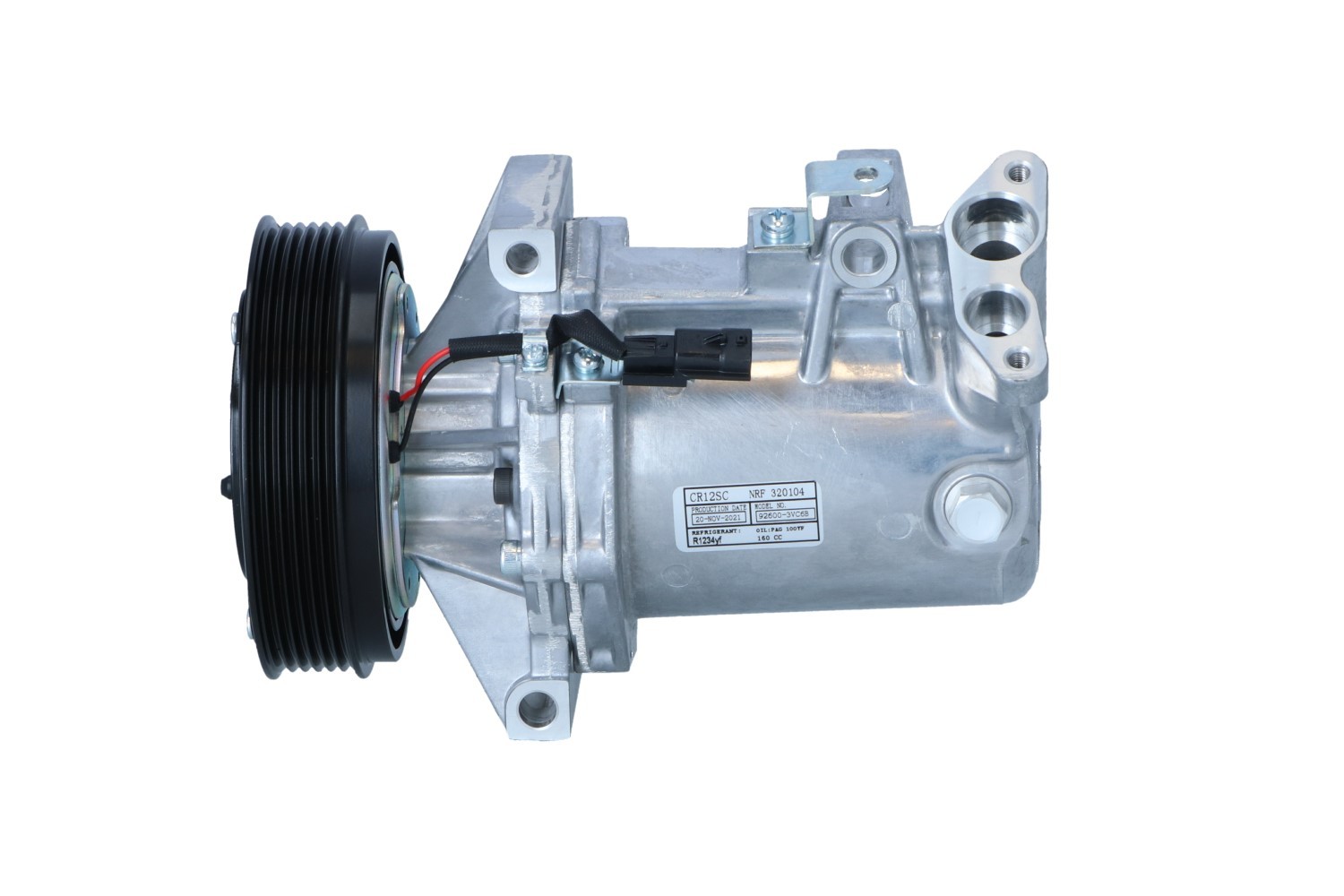Air Con Compressor fits DACIA LOGAN Mk2 1.6 2013 on NRF 8201025121 926000105R - Image 11