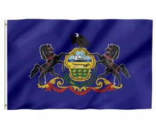 3X5 Pennsylvania State Nylon Flag 3'x5' Banner Grommets 100D