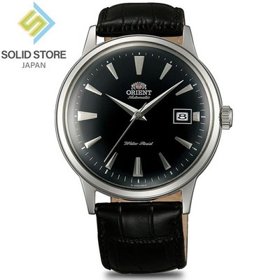 ORIENT Bambino SAC00004B0 Classic Automatic Leather Watch Black Dial 40.5mm