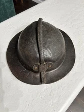 Antique Leather Miners Hat