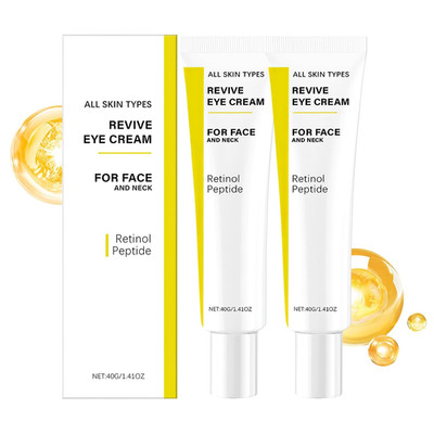 2PCS Revive Eye Cream,Revive Eye Cream with Retinol Peptide,Reduces Wrinkles ...