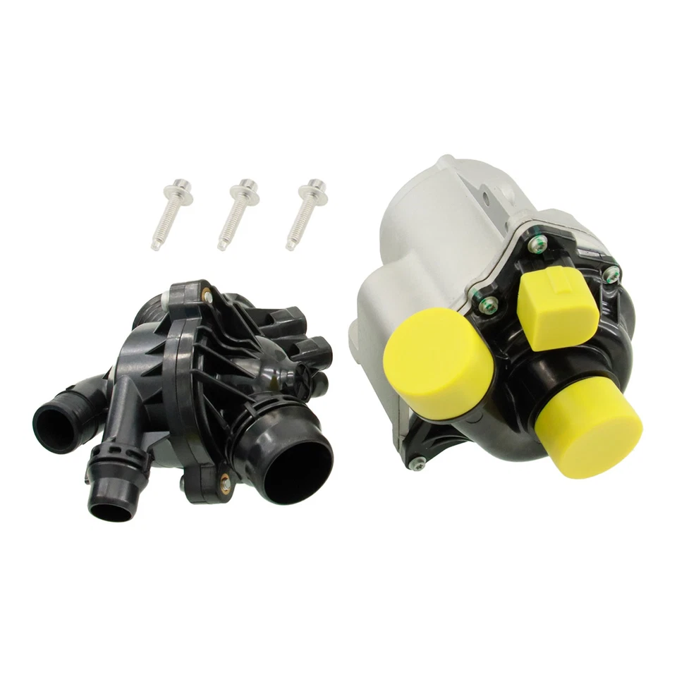For BMW 535i 335i x5 x6 3.0L Electric Engine Water Pump W/Thermostat 11517632426 - Imagem 2 de 4