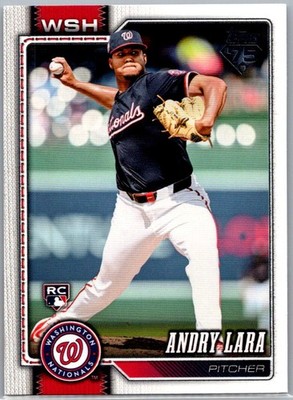 2026 Topps Topps Andry Lara #36 Washington Nationals Rookie