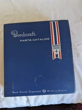 Beechcraft Parts Catalog 1966 binder Wichita KS