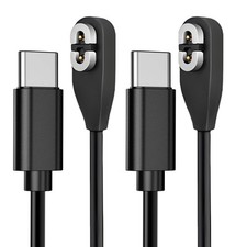 Shokz Charger USB C Cable 2-Pack, 3.3ft Type C to 3.3ft, Black