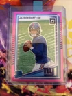 2025 Panini Donruss - Rated Rookie Jaxson Dart #400 Optic Preview Pink Prizm