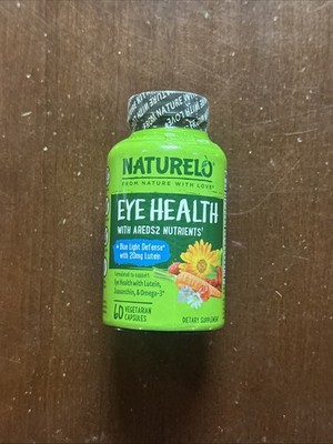 2X NATURELO Eye Health Vitamins  60 Vegan Capsules BEST BY 05/31/2026 120 Total