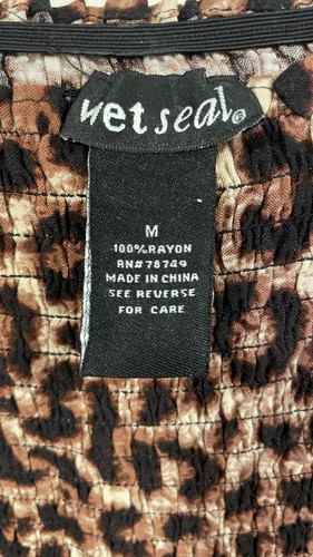 Wet Seal Women's Leopard/Cheetah Print Tube Dress ~ Size Medium ~ *New w Tag* - Picture 5 of 6