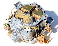 1968 Rochester Quadrajet 4mv Carburetor Chevy 327 Eng Like Edelbrock 1901 Silver