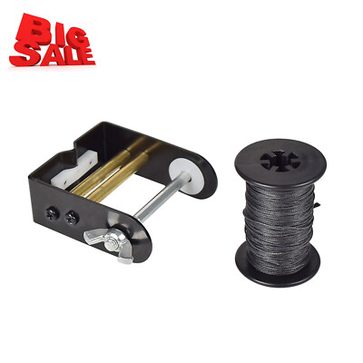 Archery Bowstring Server Jig Metal + Serving Thread Cord Line Bow String Tool