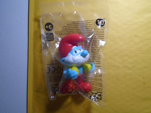 2025 BURGER KING TOYS, SMURFS, FIGURES ( # 10 PAPA SMURF ) FREE SHIP