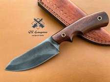 Custom Made 1095 Steel Fixed Blade Bushcraft, Skinner, Hunting, Camping Knife