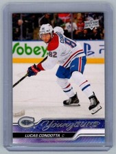 2023-24 Upper Deck Series 2 Lucas Condotta Young Guns #484 Montreal Canadiens